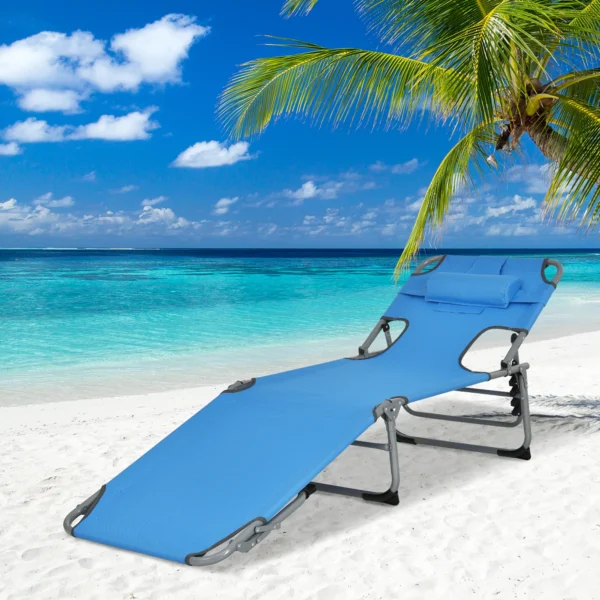 Fabricatt Outdoor Beach Lounge Chair Folding